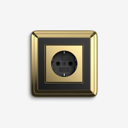 ClassiX | Socket outlet Brass black |  | Gira