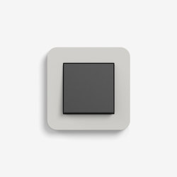 E3 | Switch Light grey with black | Push-button switches | Gira