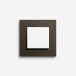 Esprit Metal | Switch Aluminium brown | Push-button switches | Gira