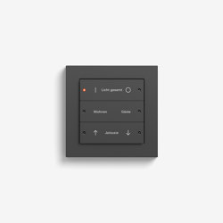Smart Home/ Smart Building | Pushbutton Sensor 3 | Anthracite | KNX-Systems | Gira