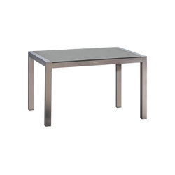 Kennedy | Table Kennedy Silver Alu Stone Grey 160X90 | Dining tables | MBM