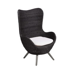 Ocean | Armchair Ocean Twist Black | Fauteuils | MBM