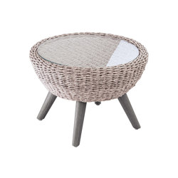 Ocean | Beistelltisch/Fußauflage Twist Oyster | Side tables | MBM