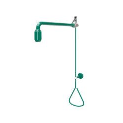 Douche d'urgence avec commande par barre de liaison | Shower controls | KWC Professional