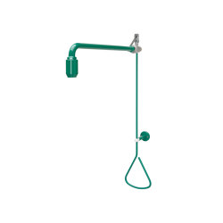 Emergency shower activated by a pull-rod | Shower controls | KWC Group AG