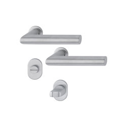 Amsterdam Door Handle in Compact Rose | Hinged door fittings | Hoppe