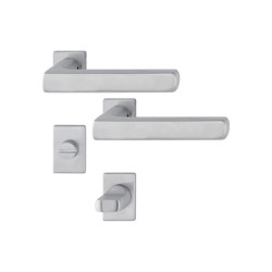 Dallas Door Handle in Compact Rose | Hinged door fittings | Hoppe