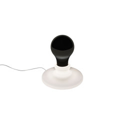 Light Bulb table white/black | Table lights | Foscarini
