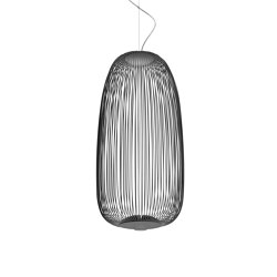 Spokes 1 suspension graphite | Suspended lights | Foscarini