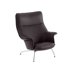 Doze Lounge Chair High Back | Tube Base | Armchairs | Muuto