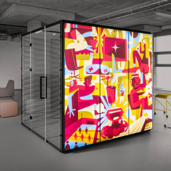 VANK_BOX_GRAPHIC_LIGHT acoustic pod | Cabinas de oficina | VANK