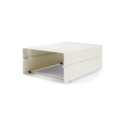 Atlas | Container, 1 compartment | pure white RAL 9010 | Desk tidies | Magazin®