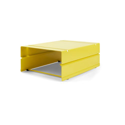 Atlas | Container, 1 compartment | sulfur yellow RAL 1016 | Organiseurs bureau | Magazin®