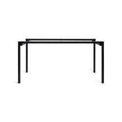 Erik, rectangular | Table Frame, black grey RAL 7021 | Tréteaux | Magazin®