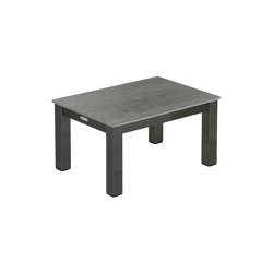 Equinox Low Lounger Table 49 Rectangular for 1EQPL (powder coated) (Graphite Frame - Dusk Ceramic)