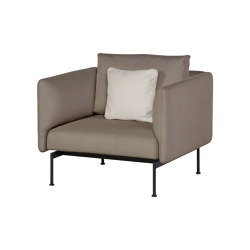 Layout Single Seat - High Arms - Single seat and back with High Arms (Forge Grey Frame)