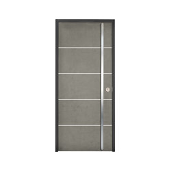 Modern front doors frameless doors CERA | Entrance doors | ComTür
