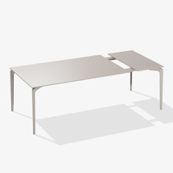 AllSize rectangular table in painted aluminium