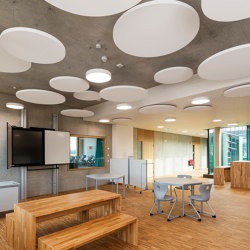 Islands | Rockfon Eclipse® | Sound absorbing ceiling systems | Rockfon
