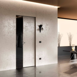 ABSOLUTE ENERGY Scorrevole filo muro con predisposizione punti luce | Internal doors | Ermetika