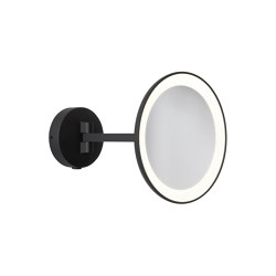 Mascali Round LED | Matt Black | Bath mirrors | Astro Lighting