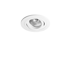 Taro Round Adjustable Fire-Rated | Matt White | Recessed ceiling lights | Astro Lighting