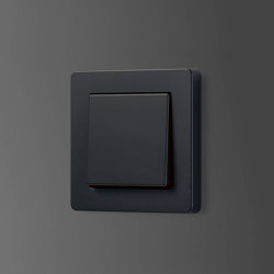 A Flow | switch matt graphite black | Push-button switches | JUNG