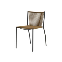 Stresa | Chair Brown Indoor / Outdoor | Chairs | Ligne Roset