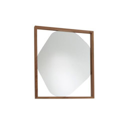 Mirror: Belize | Specchio Modello Piccolo Noce | Specchi | Ligne Roset