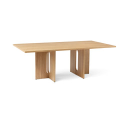 Androgyn Dining Table Rectangular 210 | Natural Oak | Tables de repas | Audo Copenhagen
