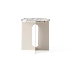 Androgyne Side Tabletop | Calacatta Viola Marble | Side tables | Audo Copenhagen
