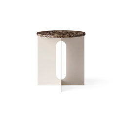 Androgyne Side Tabletop | Emperador Marble | Tavolini alti | Audo Copenhagen