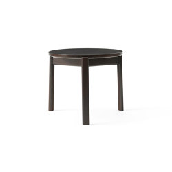 Passage Lounge Table Ø50 | Dark Lacquered Oak | Side tables | Audo Copenhagen