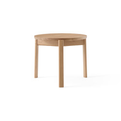 Passage Lounge Table Ø50 | Natural Oak | Beistelltische | Audo Copenhagen