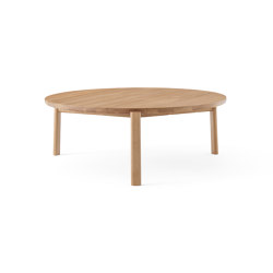 Passage Lounge Table Ø90 | Natural Oak | Coffee tables | Audo Copenhagen