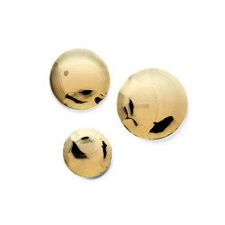 Pin Set Of 3 Heat Flamed Gold