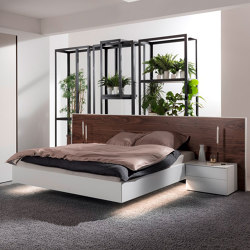 AVA bed and night table | Beds | MAB Möbel