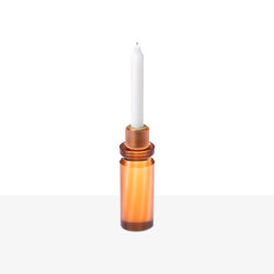 Lume - LINEAR satinated candlestick | Candlesticks / Candleholder | Purho