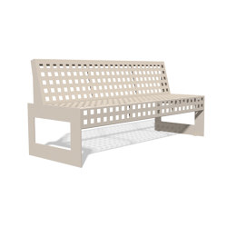 Chalidor 300 Bench without armrests 1840 | Benches | BENKERT-BAENKE