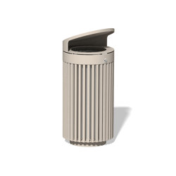 Litter bin 610 with roof top | Waste baskets | BENKERT-BAENKE