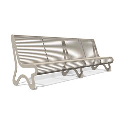 Siardo 10 R Bench without armrests 3000 | Benches | BENKERT-BAENKE