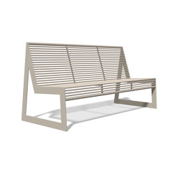 Siardo 30 R Bench without armrests 1800 | Benches | BENKERT-BAENKE