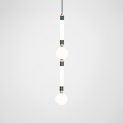 Greenstone Pendant - Large | Suspended lights | Marc Wood Studio