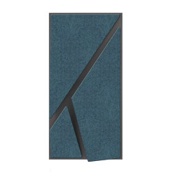 Deta Panel Grey Lacquer Matte & Fabric | Sistemas de techos acústicos | Mikodam
