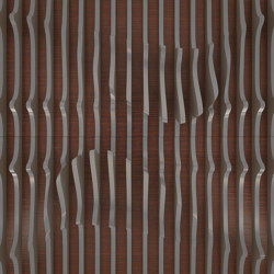 Leda Panel Walnut & Grey Lacquer Matte | Wood panels | Mikodam