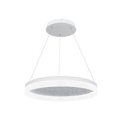 Acoustic Circulo 60, grigio chiaro | Lampade sospensione | Valaisin Grönlund