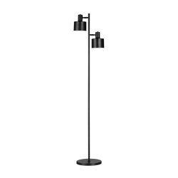 Hood Double Black Floor Lamp | Lampade piantana | Valaisin Grönlund