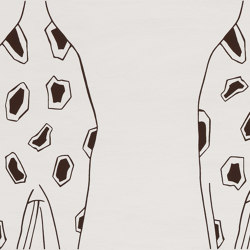 LOUIS & ELLA 2.0 2 giraffe bodies 30x60 | Ceramic tiles | Ceramic District
