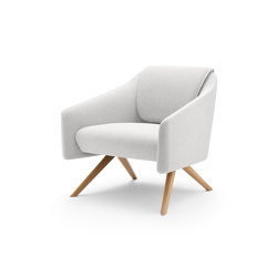 DNA Lounge Chair with Timber legs | Armchairs | Boss Design