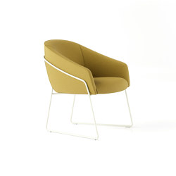 Paloma Lounge Chair - Sled Base | Armchairs | Boss Design
